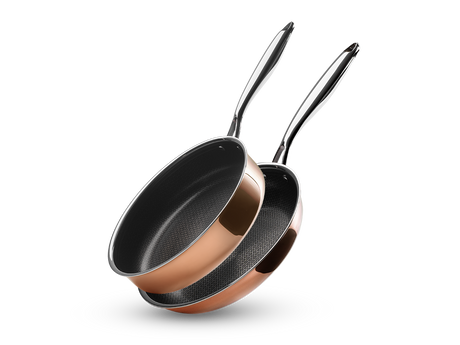 KOPPAR HYBRID NON-STICK STEKPANNA+SAUTÉPANNESET - 2 DELAR - 1