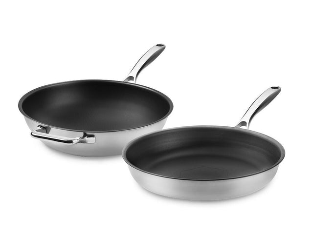 ZERO – NATURLIGT NON-STICK WOKSET – 2 DELAR - 1