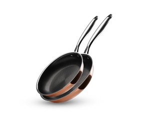 KOPPAR HYBRID NON-STICK STEKPANNESET - 2 DELAR - 1