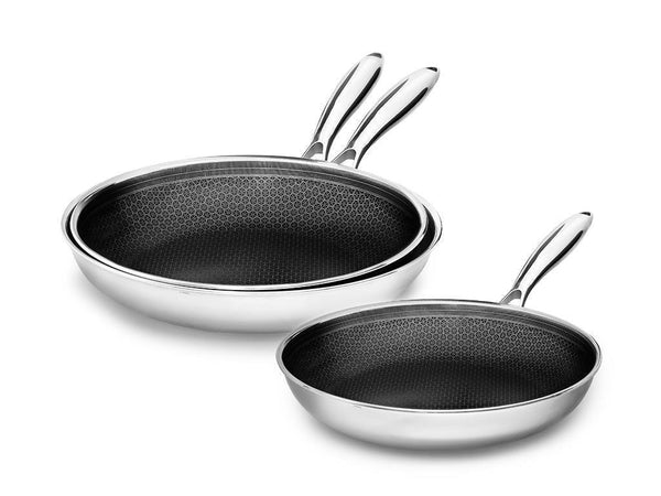 Panna set 3-delar - hybrid non-stick onyx cookware stekpannor