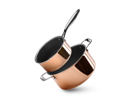 KOPPAR HYBRID NON-STICK GRYTSET - 2 DELAR - 1