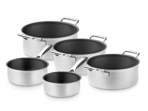 ZERO – NATURLIGT NON-STICK GRYTSET – 5 DELAR - 1