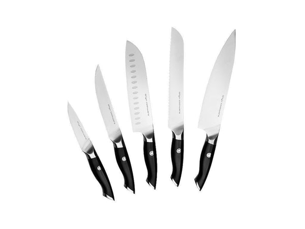 5-pcs all-round knife set for sale | onyx cookware™