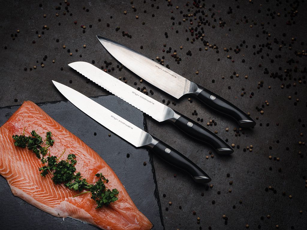 3-DELAR KOCK-FÖRSKÄRAR-BRÖD KNIVSET - 2