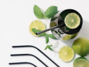 REUSABLE STEEL STRAWS - PARTY BUNDLE - 7