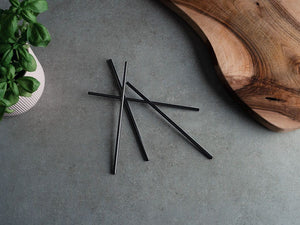 ÅTERANVÄNDBARA STÅLSTRÅN - FESTPAKET - 6