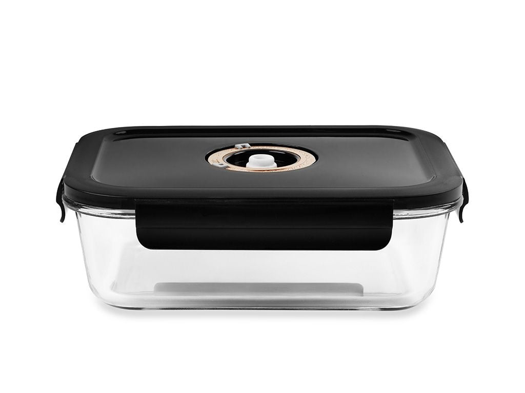 REKTANGULÄR VAKUUM GLASBEHÅLLARE – 1040ML - 1