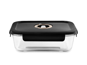 REKTANGULÄR VAKUUM GLASBEHÅLLARE – 1040ML - 1