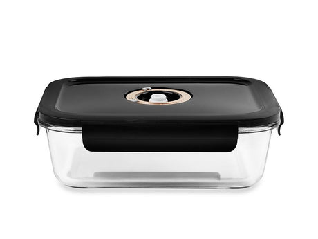 REKTANGULÄR VAKUUM GLASBEHÅLLARE – 1040ML - 1