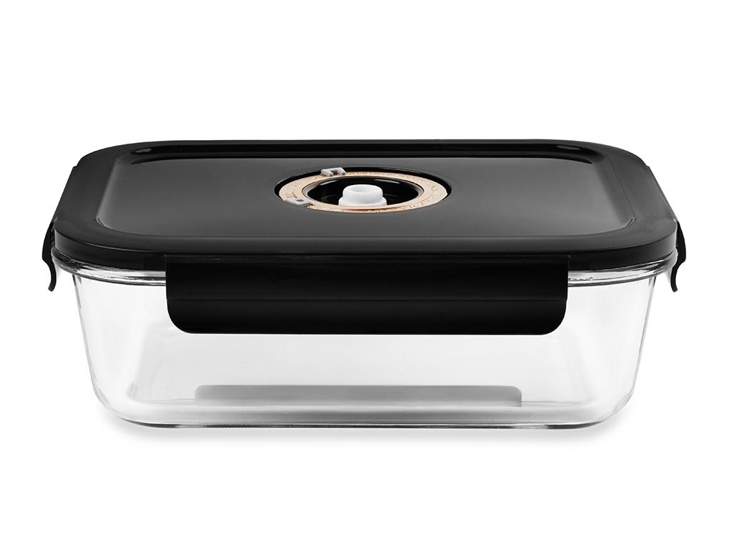 REKTANGULÄR VAKUUM GLASBEHÅLLARE – 1480ML - 1