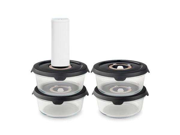 Rundt vakuumglasbehållare – 635ml set - 4-styck