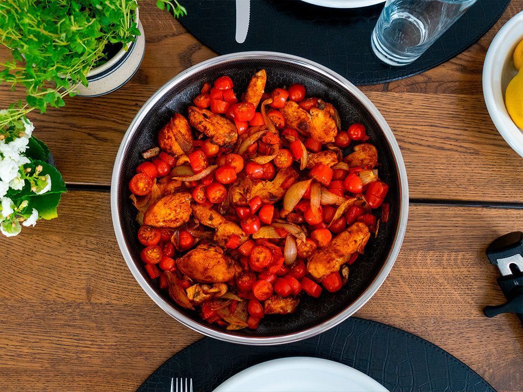 STEKPANNA MED AVTAGBART HANDTAG 3-DELAR SET - 3