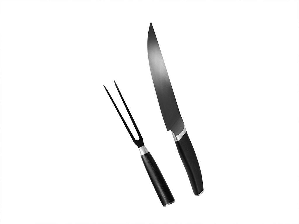 Grillgaffeln + förskärarkniv set